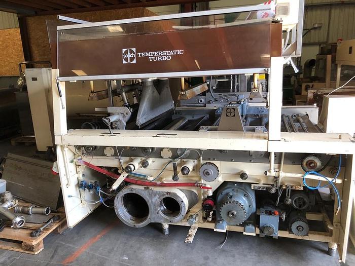 Used Sollich TTS1000 chocolate enrober