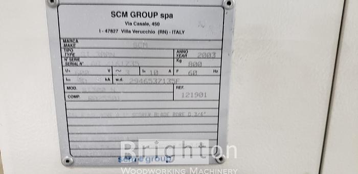 Used 2003 SCM SI300N, Used 10ft sliding table saw