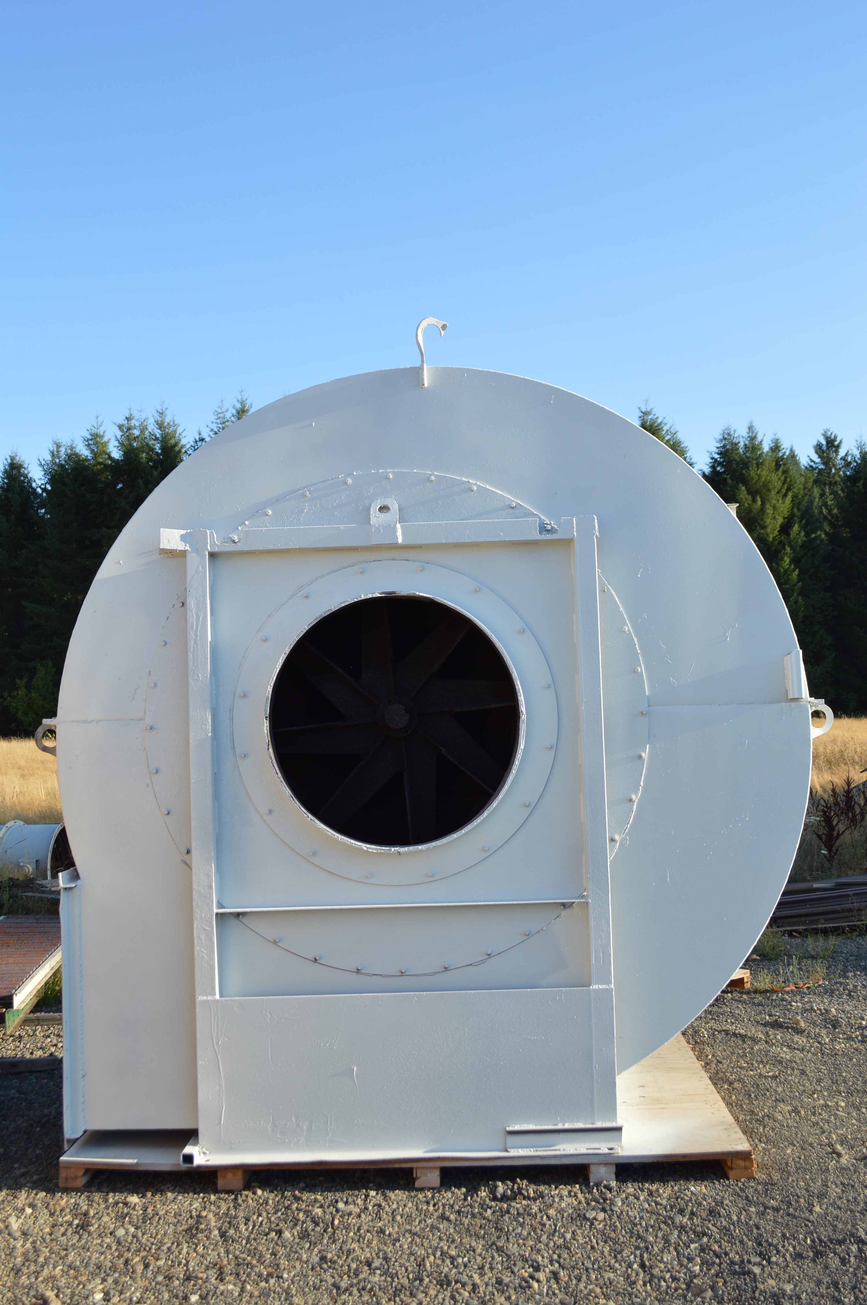 Used blower , Material handling fan, dust fan, dust blower, centrifgal fan, radial blade wheel fan, bottom hortizonal discharge fan