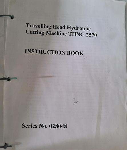 Used Travelling Head 25 Ton Hydraulic Cutting Machine Die Cut Leather Foam Plastic