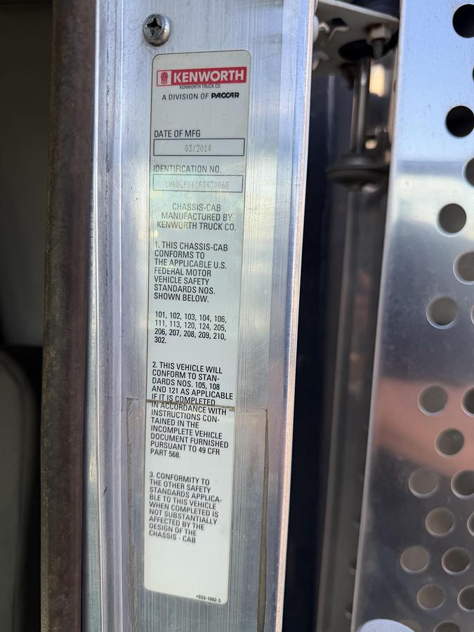 Used 2013 KENWORTH T800 KNUCKLE BOOM 