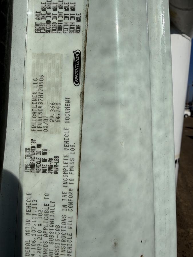 Used 2007 KEITH HUBER KING VAC FREIGHTLINER REFURB