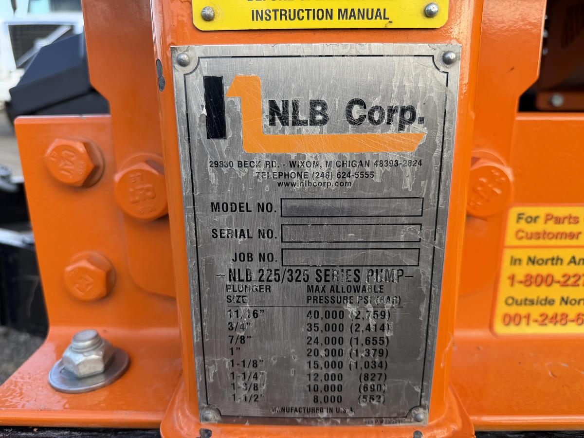 Used 2013 NLB 40,000 PSI WATER BLASTER 