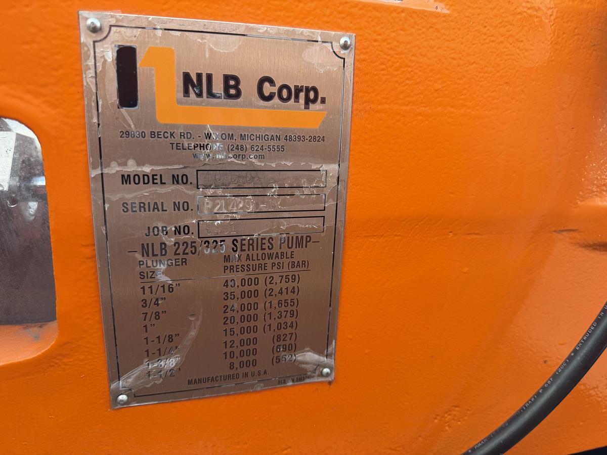 Used 2013 NLB 40,000 PSI WATER BLASTER 