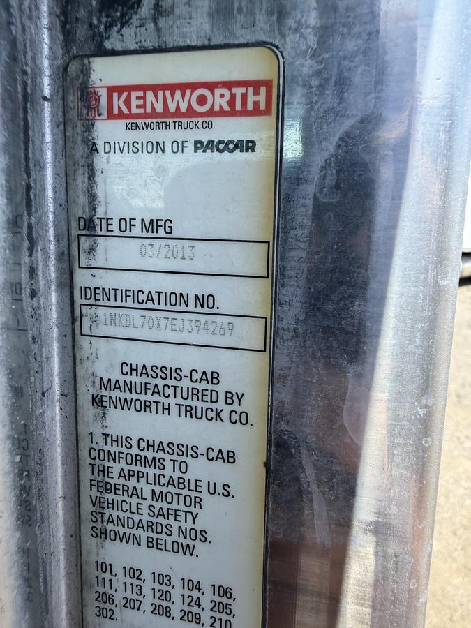 Used 2013 KENWORTH GUZZLER AIR MOVER