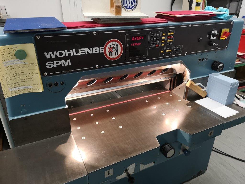 Used Highspeed cutter Wohlenberg WP 76 SPM