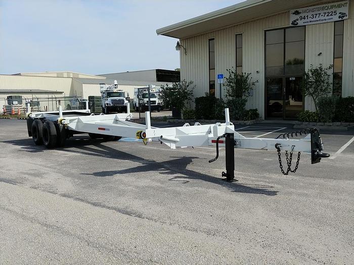 Used 2005 C F S Welding TA EB Extendable Pole Trailer - 47037