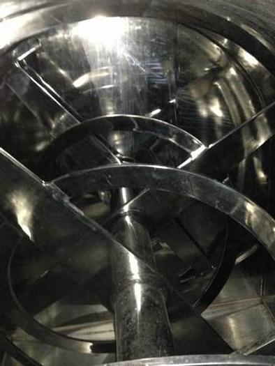 Mixer, Ribbon, 400 CF, 304 S/st, 100 HP, New, HD, #H736823