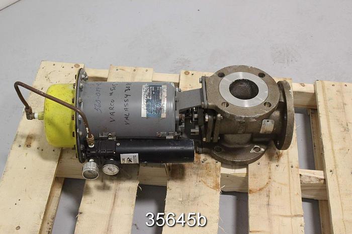 Used Durco SDHL 3" Air Operated 3-Way Multiport Valve #35645