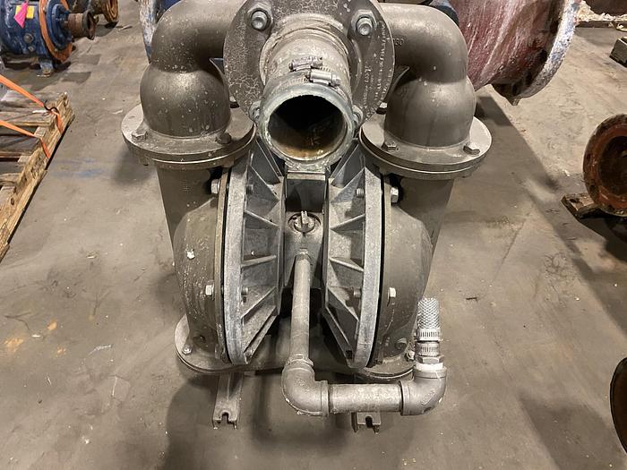 Used WILDEN PUMP 15 STAINLESS STEEL 316 SS DOUBLE DIAPHRAGM/ TRANSFER PUMP