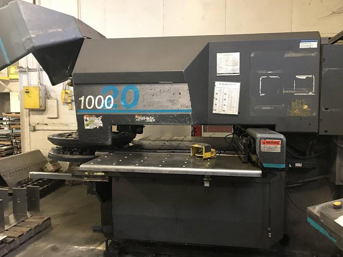 Used 1996 22 Ton Strippit 1000/20 CNC Turret Punch