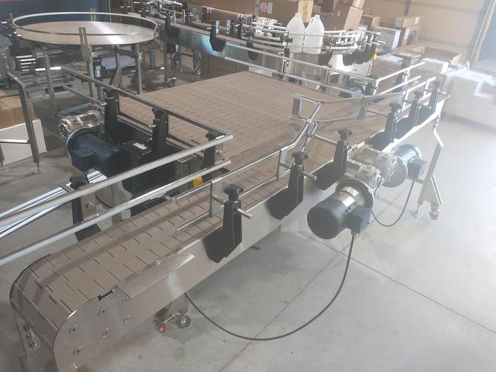 Custom Conveyor Concepts Dual Lane Accumulation table