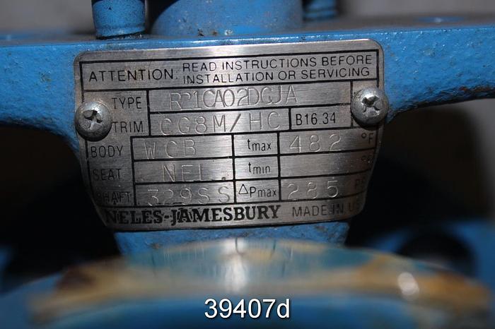 Used Neles Jamesbury 2" Manual Ball Valve, R21CA02DCJA #39407