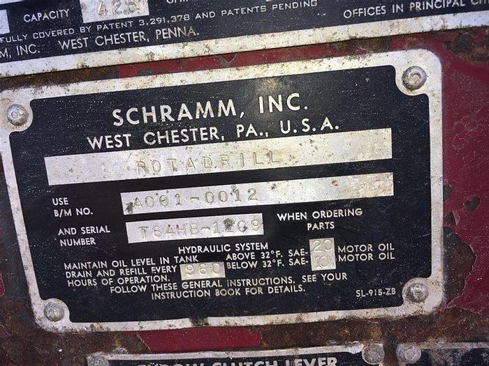 Used 1978 Schramm T64HB Drill Rig - Pending Sale