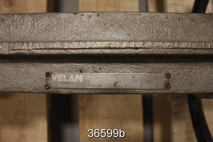 Used Velan 10" Hand Operated Knife Gate Valve #36599
