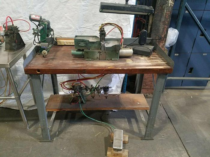 Used Link O Matic Link Making Machine #2 Jewelry Linking Pneumatic makes links