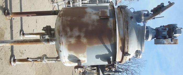 Used Reactor, 200 Gallon, Glass Lined, Jkt, Agit, Pfaudler, #C742758