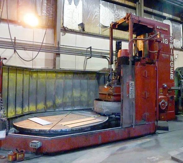 144" Mattison Rotary Grinder, 300 hp Geared head, ID17273