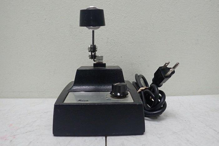 Used Leica Cat. No. 31-35-28 Microscope Light Illuminator Transformer with Stand