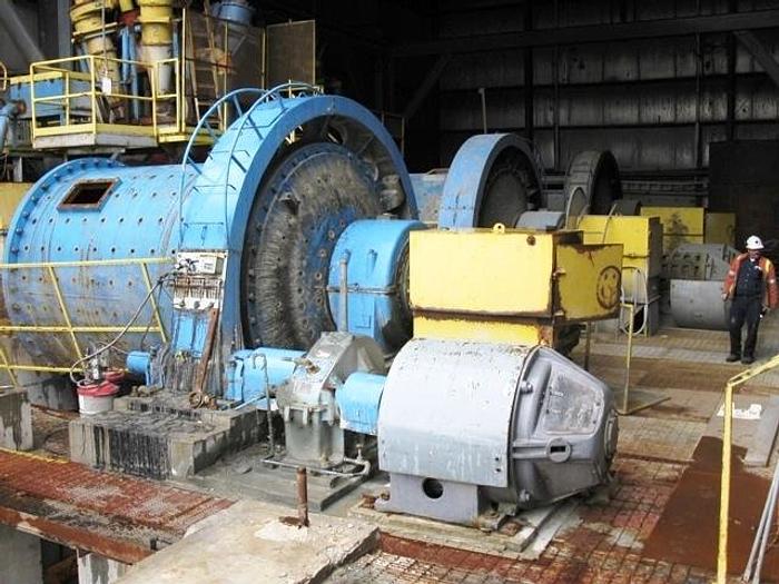 Used Mill, Ball, 9' X 12', Allis Chalmers, Wet Grind, 650 HP (2) #D741924