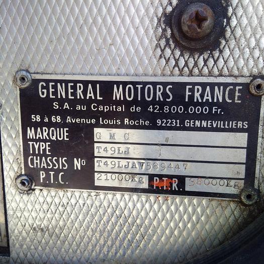 Usado 1980 GMC T49LJ V6 6X4 tractor unit
