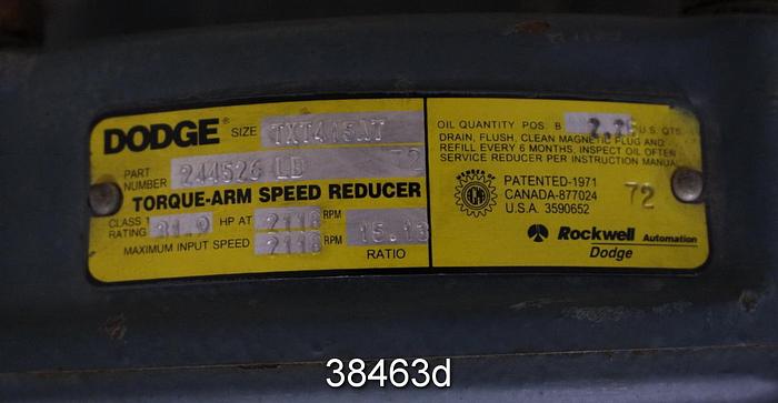Used Dodge TXT415AT Gear Drive, 15.31/1 Ratio #38463