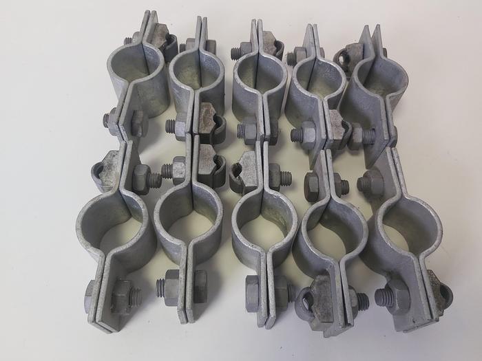 22 Stück Erdungsschelle, schwere Ausführung, D 32 bis D 40mm,  neuwertig