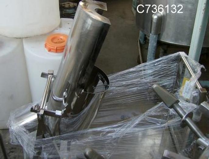 Used Dumper, Can, S/st, 10-1/2" Dia Cans, On Cart #C736132