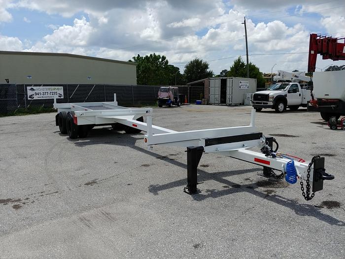 Used Lindsay TA Extendable 47' Pole Trailer - 59001