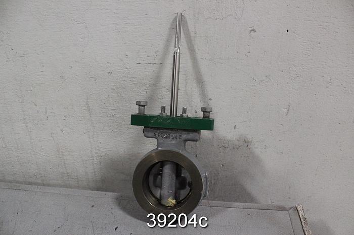 Unused Fisher 3" Butterfly Valve Body, Type 8560, Unused #39204