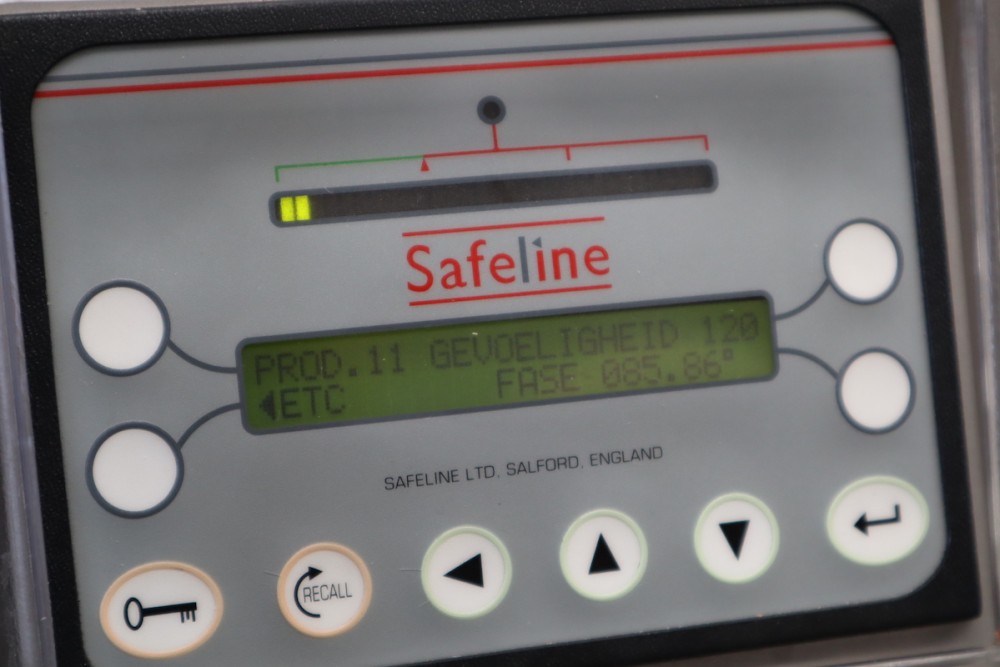 Used Safeline metal detector