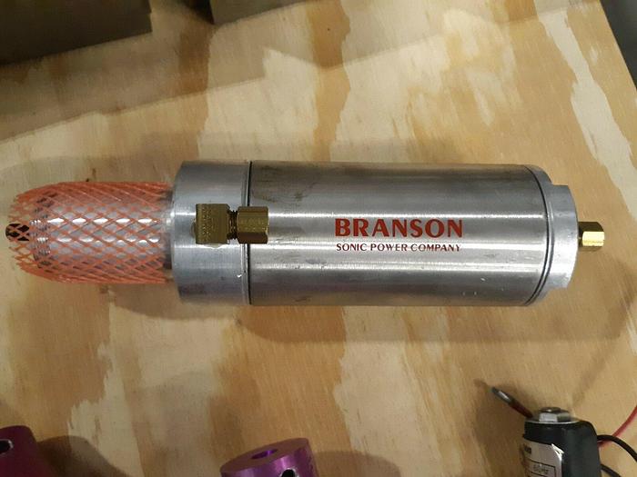 Used Branson Ultrasonic Air Cylinder with actuation Valve
