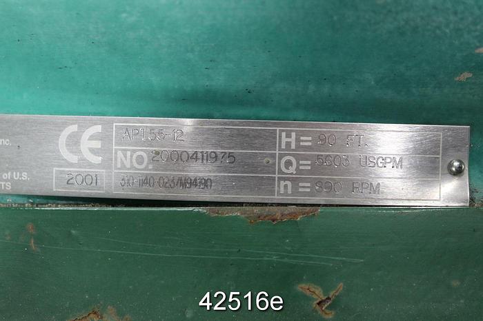 Used Sulzer APT 55-12 16x12x25 Pump #42516