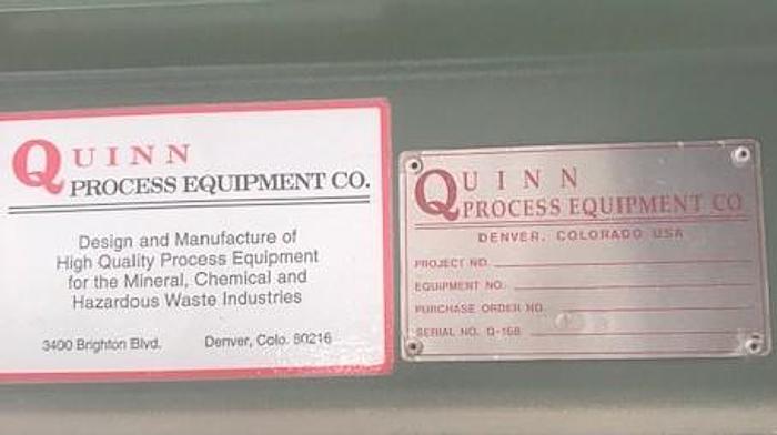 Used Feeder, Hopper, 8" x 72", C/st, Quinn #C743127