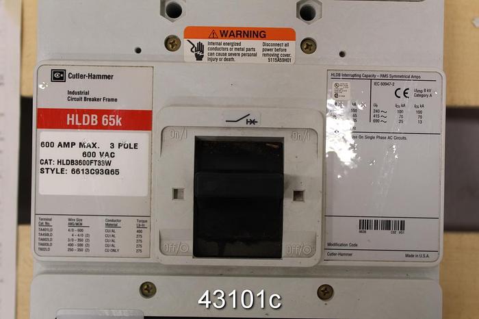 Unused Cutler Hammer WESHLDB3600FT33W Circuit Board #43101