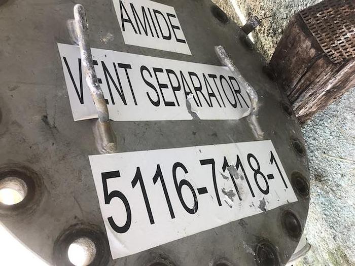 Used Used Nooter Corporation (Missouri  Boiler) approximately 3,000 gallon 316L stainless steel vertical tank.