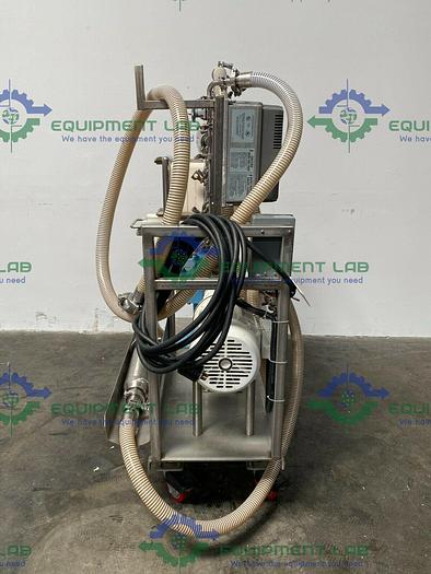 Used Tangential Flow Filtration SS Skid w/ Waukesha 130-U2C Pump & Pall Centrasette