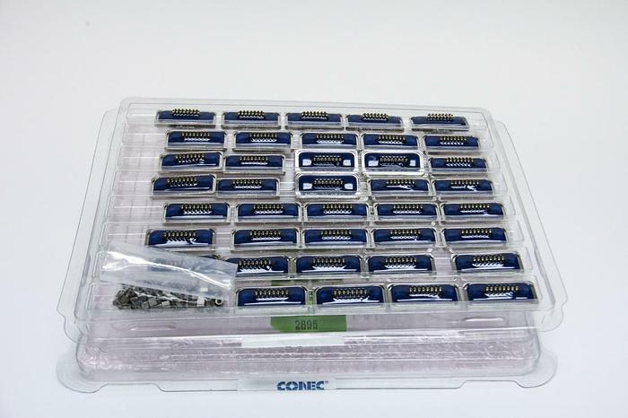 Conec D-Sub 6STD15PAM99B30X Receptacle Male Socket Connectors Lot of 40 (2895)