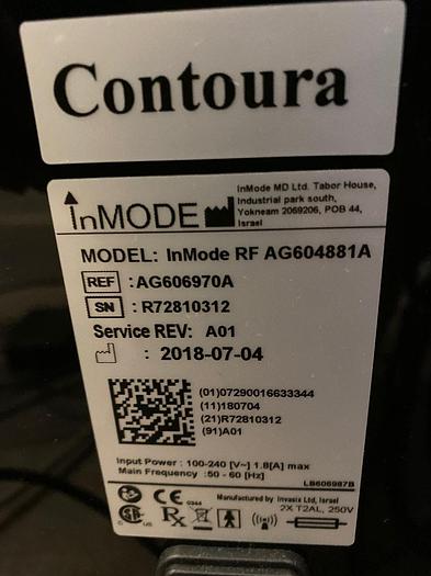 Used 2018 InMode RF Contoura w/ Body FX, MiniFX and Plus Body Contouring ~ Warranty ~