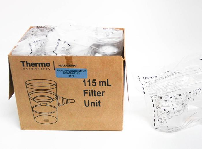 Thermo Scientific Nalgene 124-0045 Filter Unit 115ml NEW LOT OF 12 6176