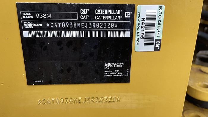 Used 2016 CAT 938M