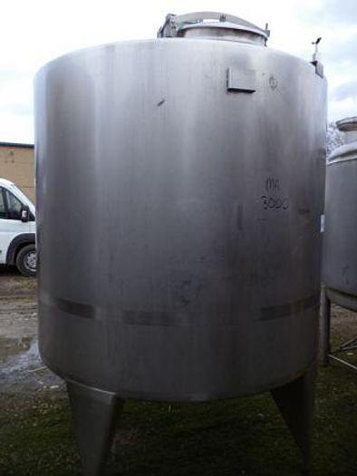 Used 5,000 Litre Stainless Steel Single Skin Mix Tank