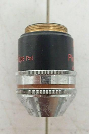 Used Zeiss 460118-9902 Plan 2,5/0,08 2.5/0.08 Pol 160/- Microscope Objective