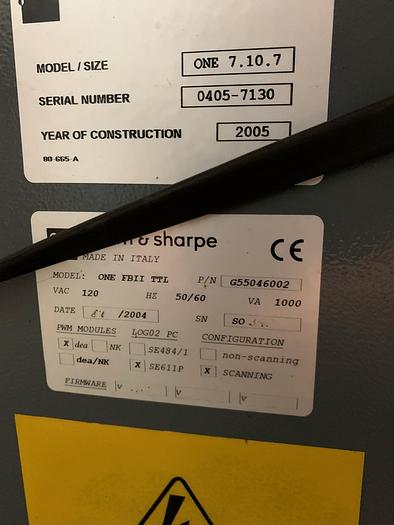 Used 27.6" X, 39.4" Y, 25.6" Z, BROWN & SHARPE, COORDINATE MEASURING MACHINE