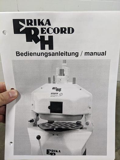 Used 2013 Erika Record 11/31RH Bun Divider Rounder