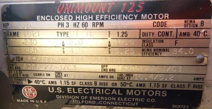 Used Pump, Gear, 3 HP, C/st, 1.5", Viking, Mdl HL125R #S743367