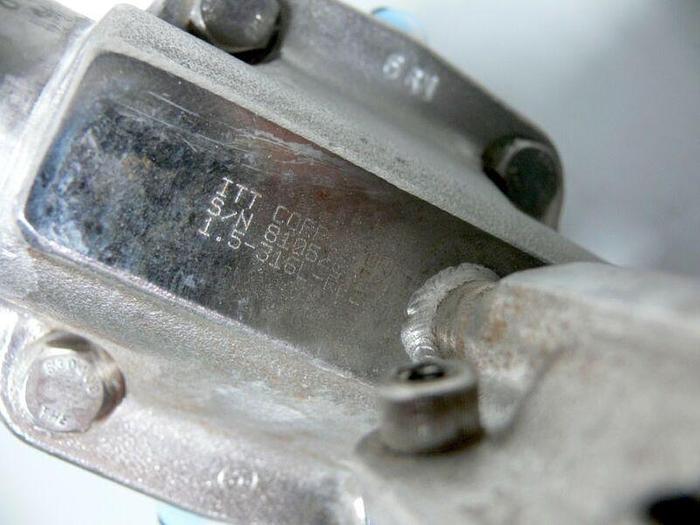 Used Lot of 3 - ITT Pure-Flo 1.5" Diaphragm Actuator w/ Switch (x2) & Diaphragm Valve