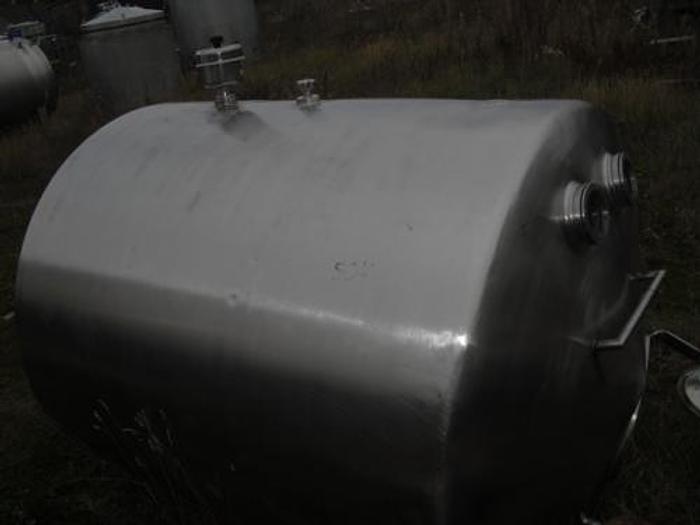 Used 2200 Liters liggende isoleret rustfri tank
