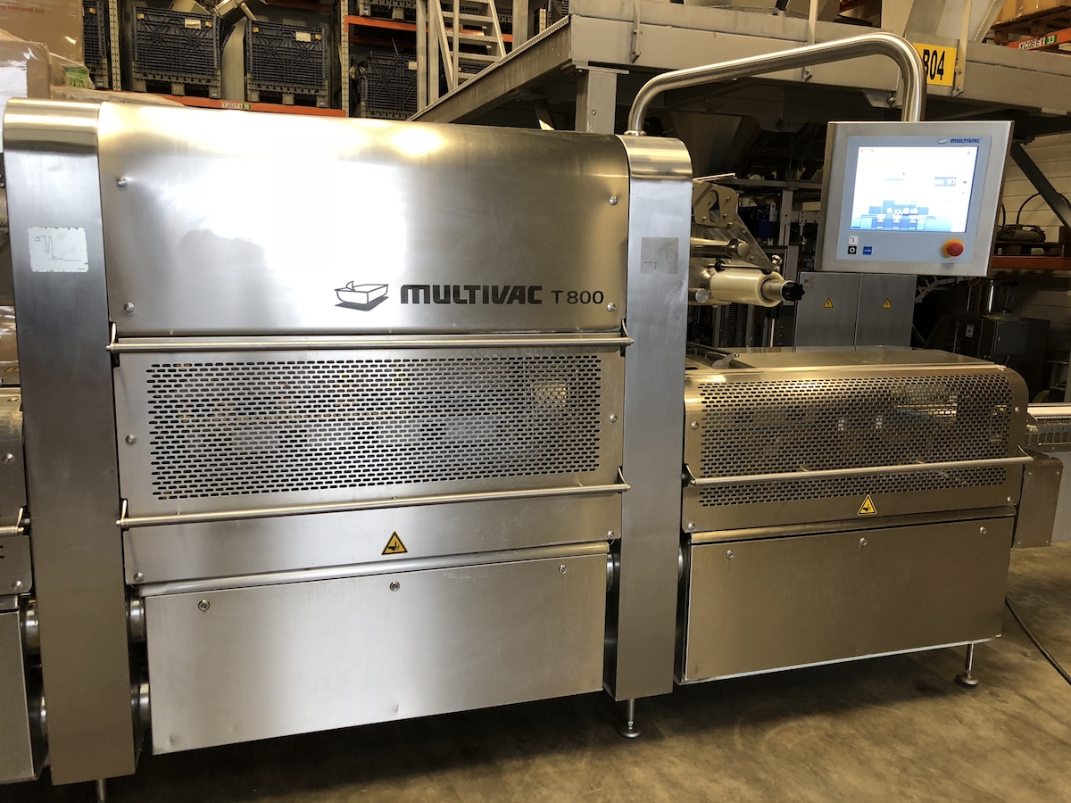 Used Multivac T800 high speed MAP traysealer