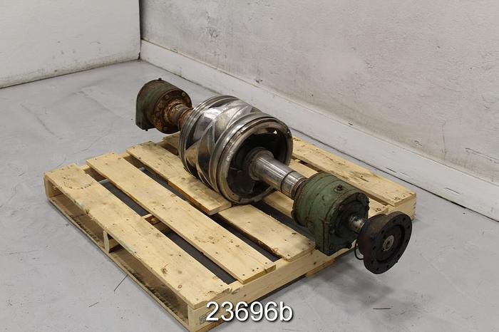Used Goulds 3415 Rotating Assembly for 14x16x18 Goulds 3415, with 15" Diameter Stainless Steel Impeller #23696